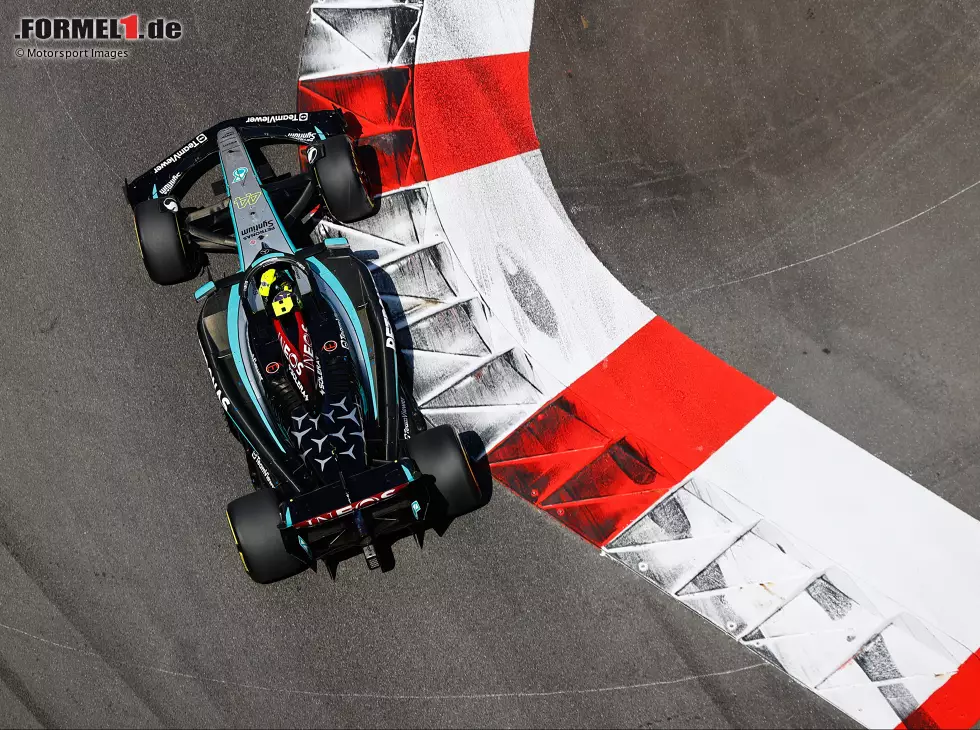 Foto zur News: Lewis Hamilton (Mercedes W15) beim Formel-1-Rennen in Monaco 2024