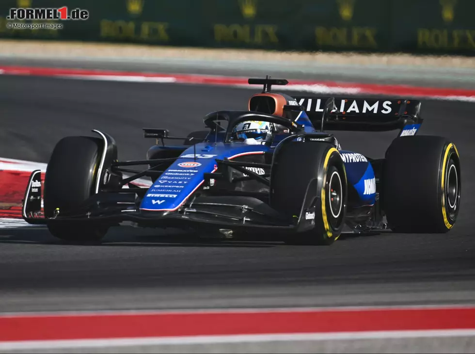 Foto zur News: Alexander Albon im Williams FW46 beim Formel-1-Rennen in Austin 2024