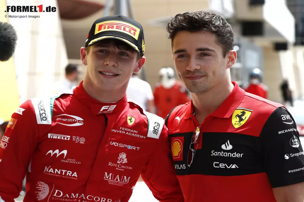 Foto zur News: Arthur und Charles Leclerc