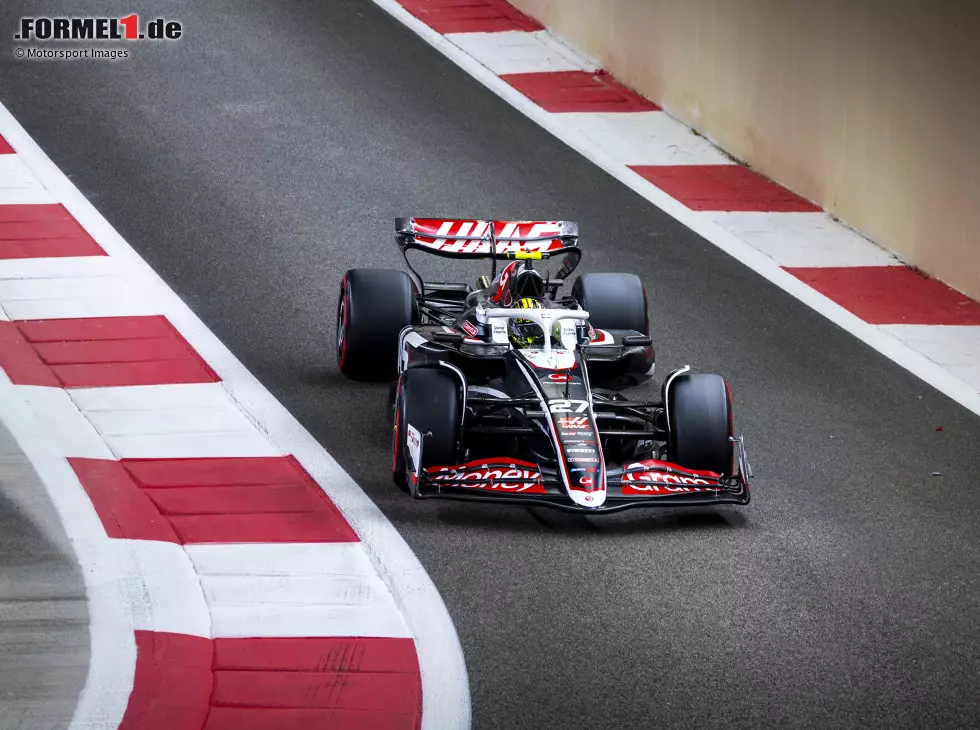 Foto zur News: Nico Hülkenberg (Haas) beim Formel-1-Rennen in Abu &#039;Dhabi 2024