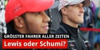 Foto zur Video: Hamilton vs. Schumacher: Wer ist der Größte?