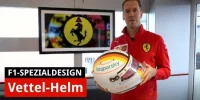 Foto zur Video: Sebastian Vettels Helmdesign-Hommage an Michael Schumacher