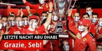 Foto zur Video: Letzte Nacht: Vettels Abschied von Ferrari