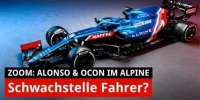 Foto zur Video: Zoom: Die neuen Autos von Alpine, Williams, Haas