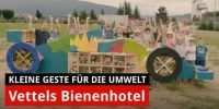 Foto zur Video: Sebastian Vettel: So sieht &quot;sein&quot; Bienenhotel aus!