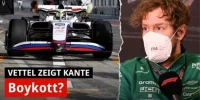 Foto zur Video: Bei Test in Barcelona: Vettel droht mit Boykott!