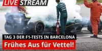 Foto zur Video: F1-Test Barcelona: Kein gutes Ende für Vettel